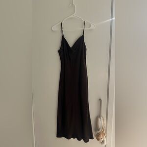 Aritzia Babaton Model Slip Midi Dress